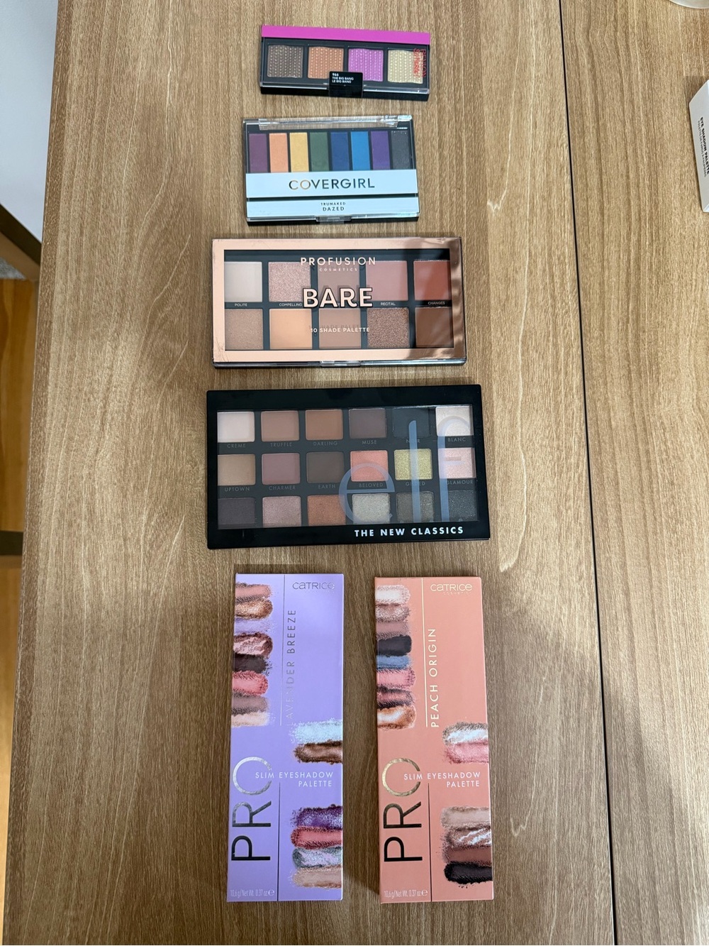 Eyeshadow pallete bundle - Catrice - E.L.F. - Covergirl - Revlon - Brand New!